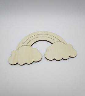 Arcobaleno sagomina in legno