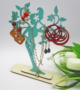 Tree woman jewelry holder