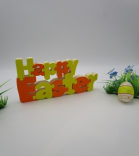 Lettering Happy Easter puzzle
