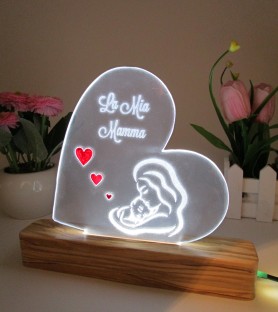 Lampada a led con luce...
